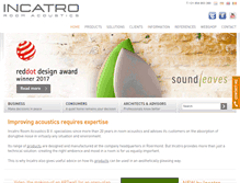 Tablet Screenshot of incatro.com